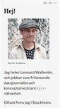 Mobile Screenshot of leowallentin.se